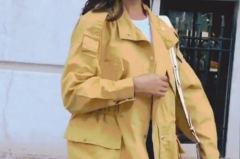 黄风衣小姐姐,时尚与魅力的完美融合